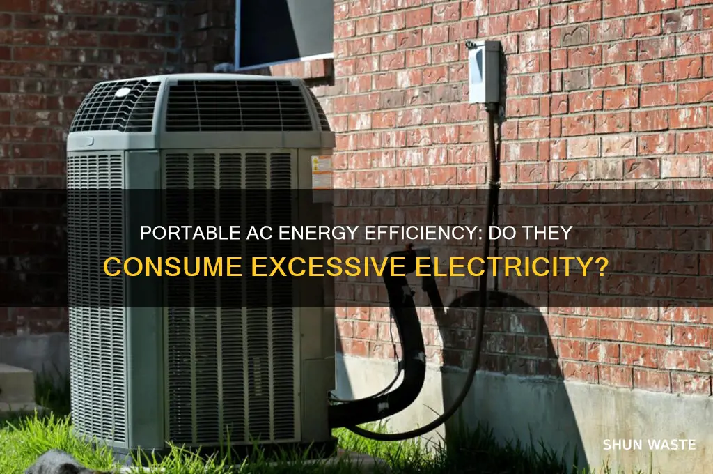 do portable ac waste a lot of electricity