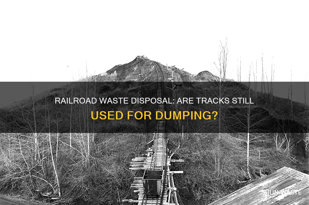 do railroads still dump waste on the tracks