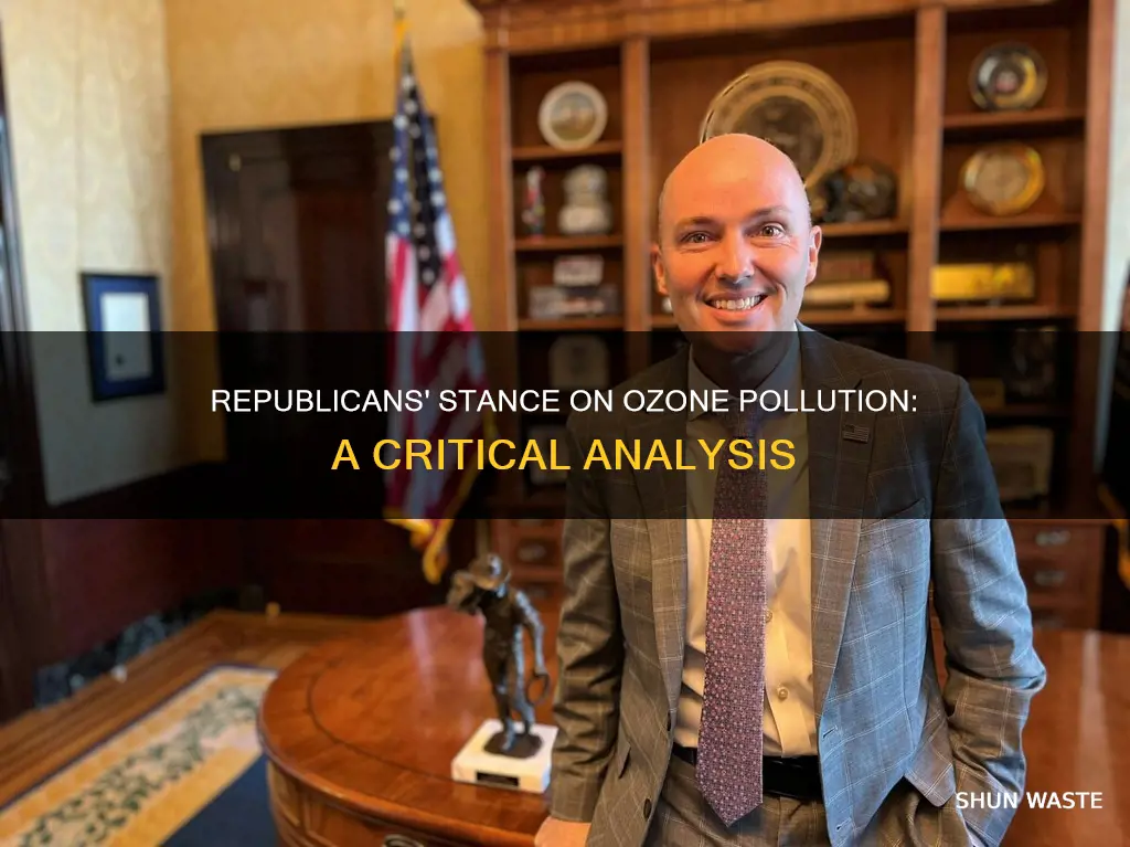 do republicans care about ozone pollution