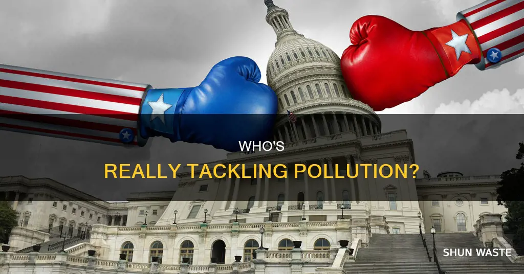 do republicans or democrats address the pollution issue