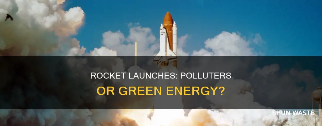 do rocket launches pollute