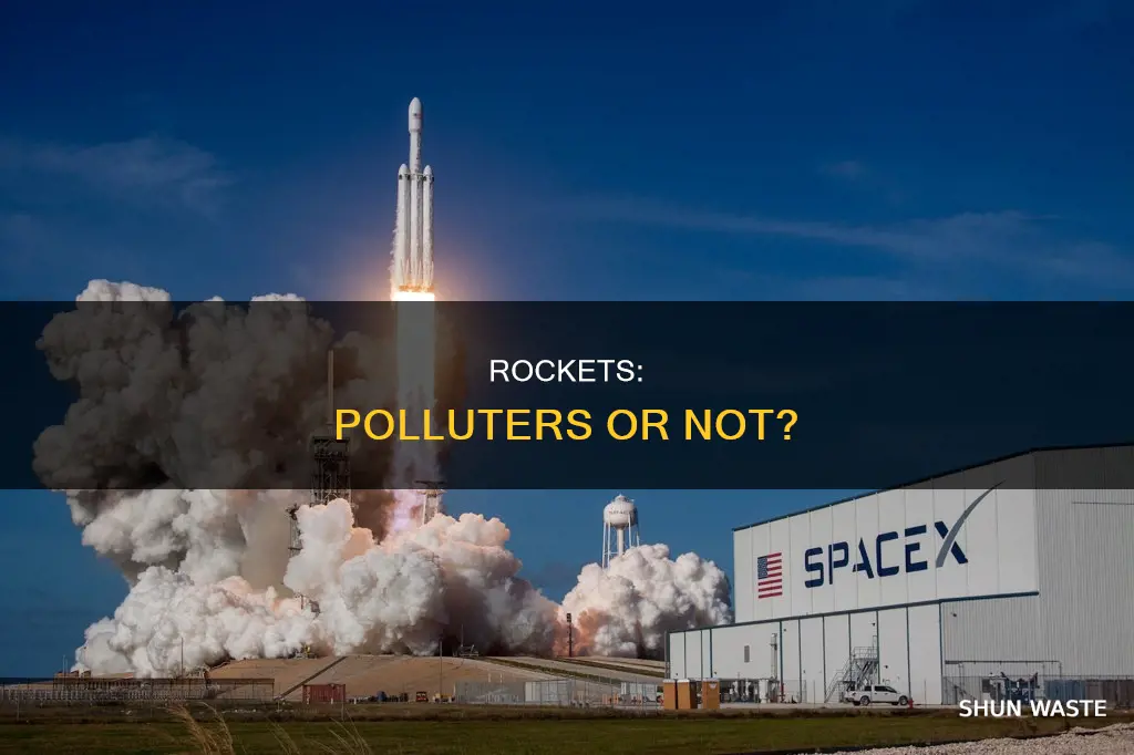 do rockets create pollution