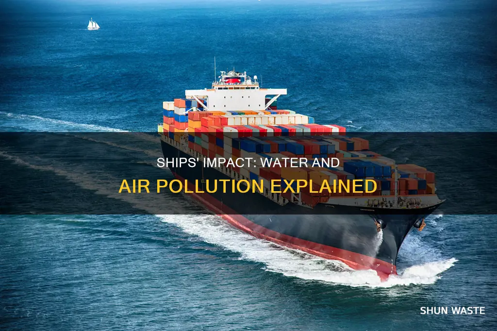 do ships pollute into the water or air