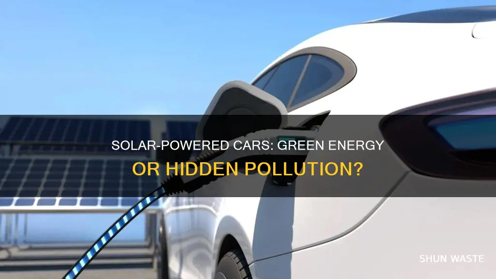 do solar powered cars cause pollution