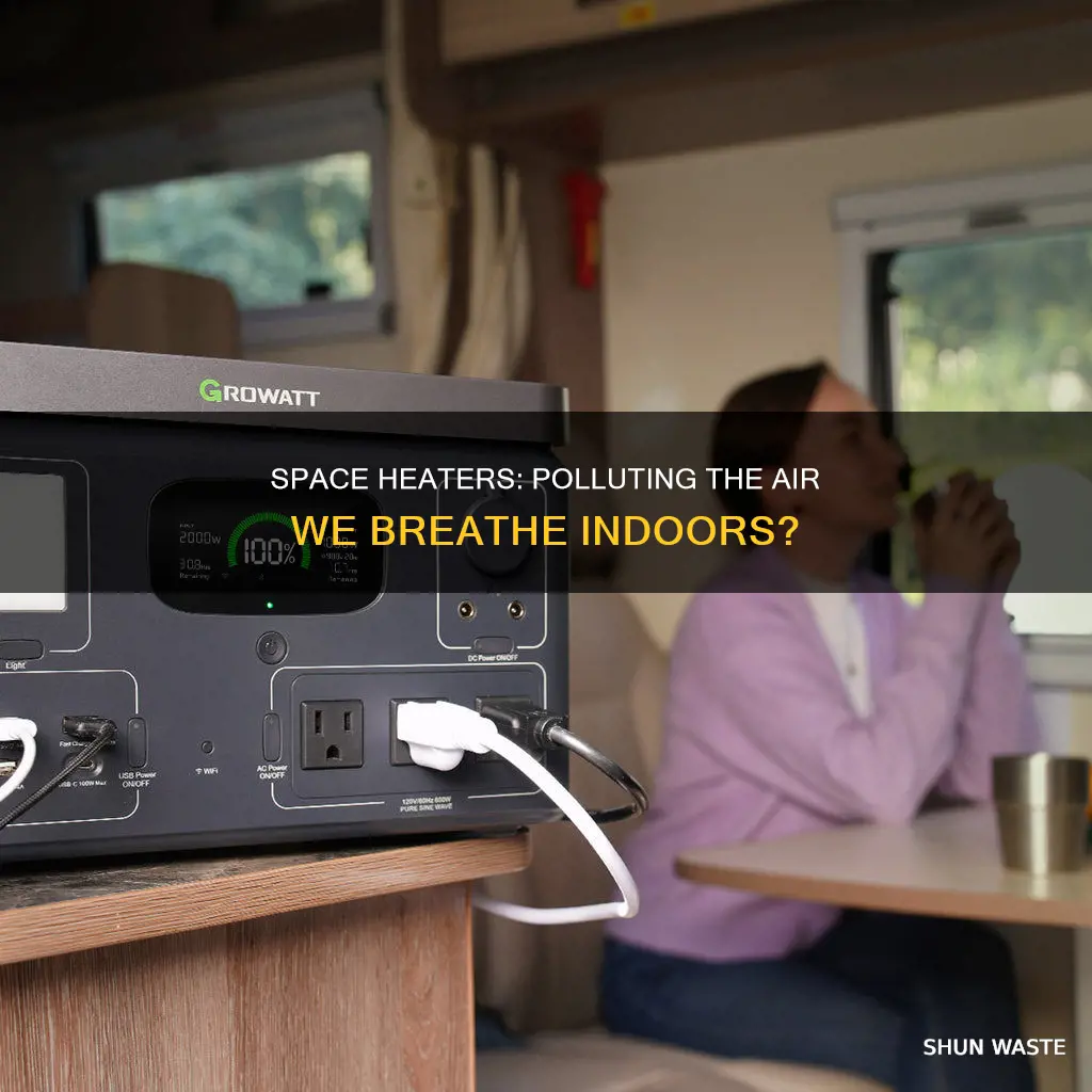 do space heaters cause indoor air pollution