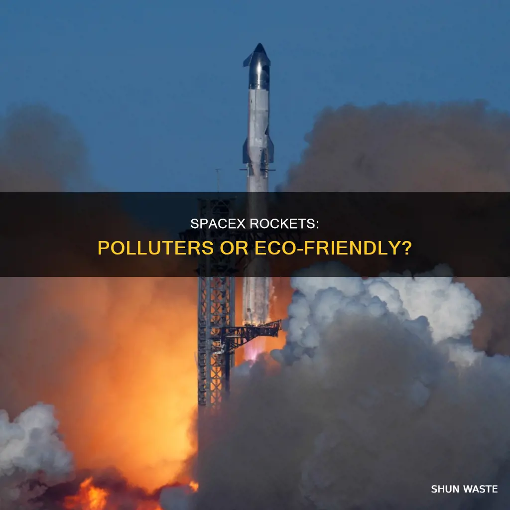 do spacex rockets pollute