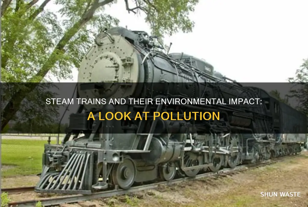 do steam trains cause pollution