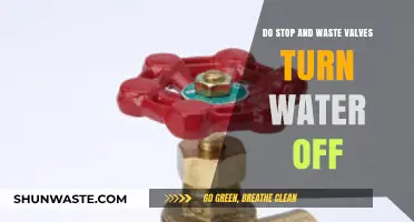 Do Stop and Waste Valves Effectively Turn Off Water Supply?