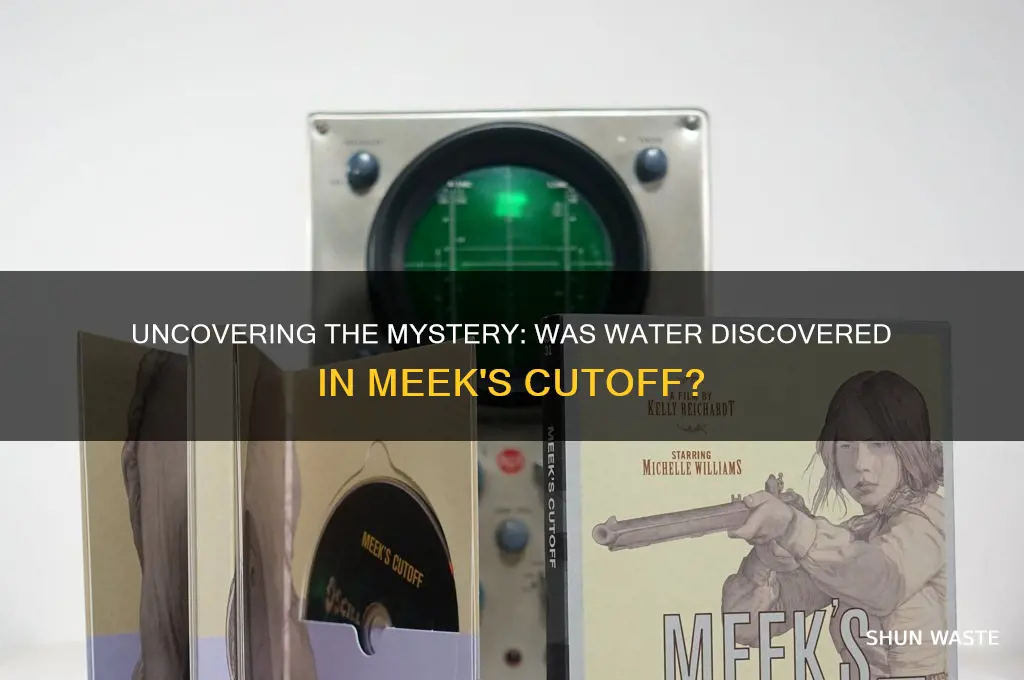 do they find waster in meeks cutoff