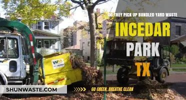 Cedar Park TX Yard Waste Pickup: Do They Take Bundled Debris?