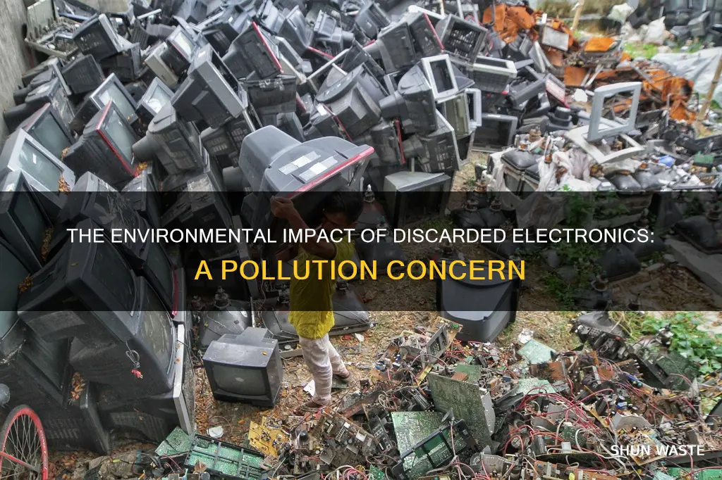 do throw out electronics cause pollution