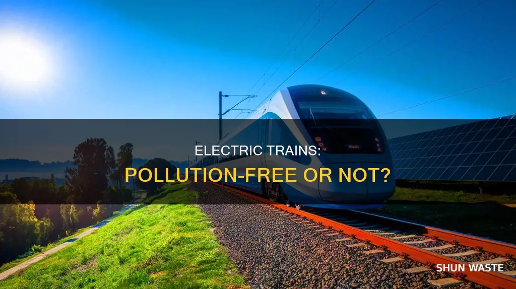 do trains powered by electricity pollute