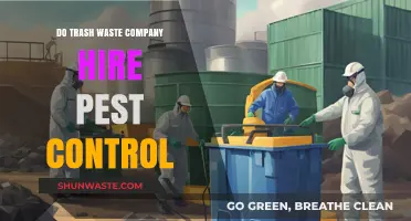 Do Trash Waste Companies Hire Pest Control Services?