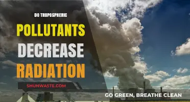 How Tropospheric Pollutants Affect Radiation Levels