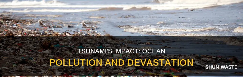 do tsunamis pollute the ocean