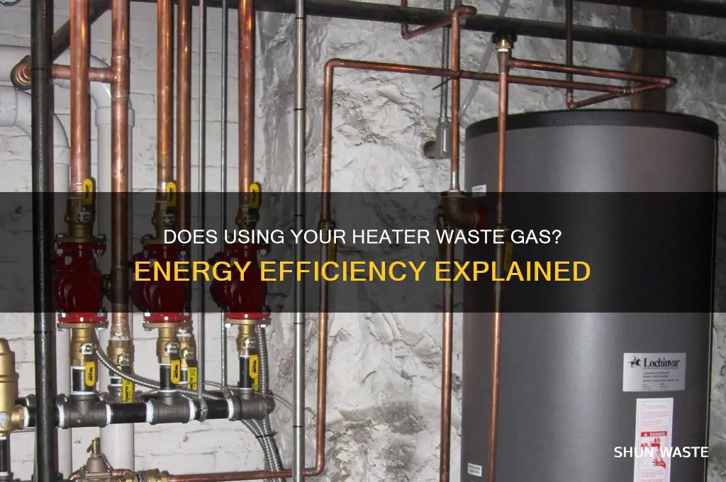 do u waste gas when you use your heater