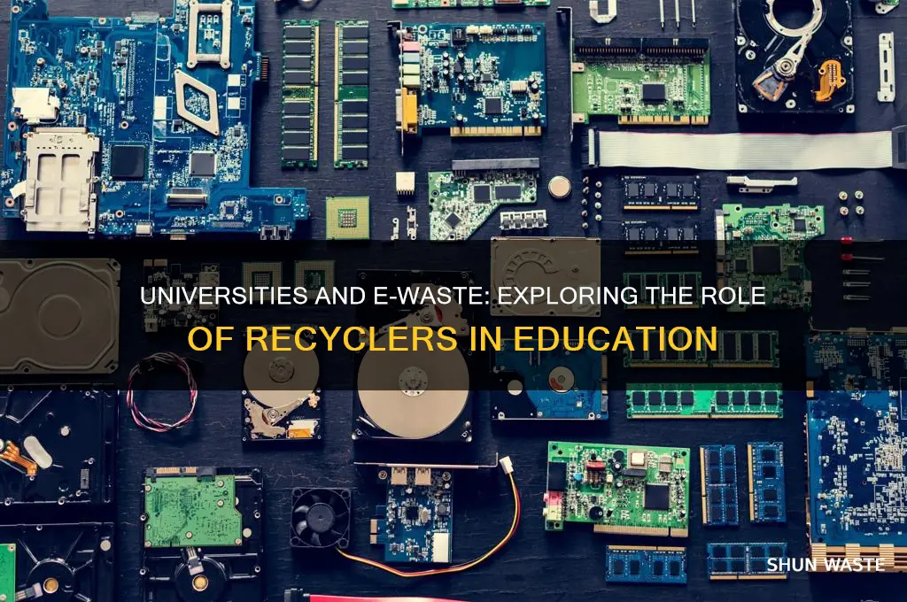 do universities use e-waste recyclers site edu