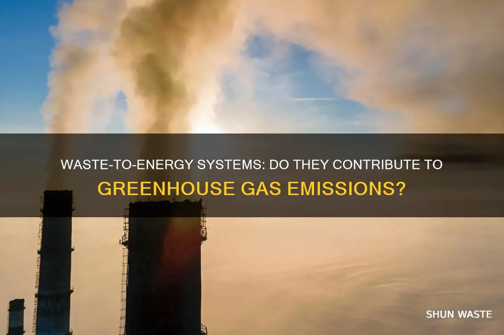 do waste to energy systems create green house gas emissiosn