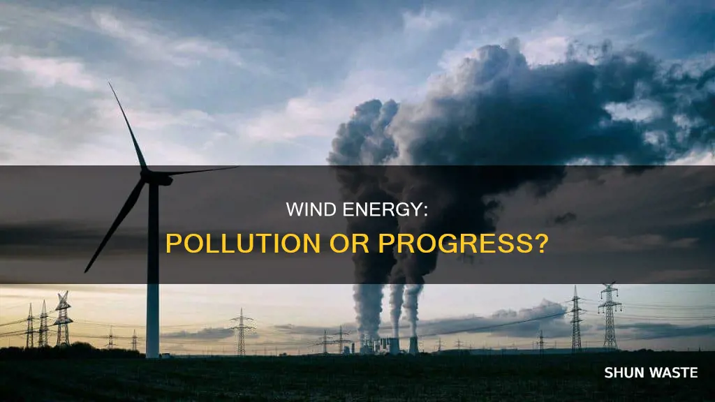 do windmills create pollution