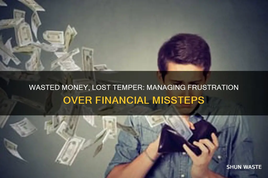 do you get mad when you waste money