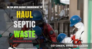 Hauling Septic Waste: Hazmat Endorsement Requirements Explained