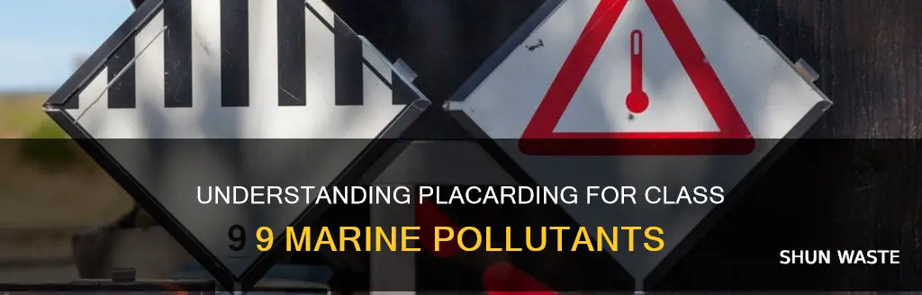 do you placard class 9 marine pollutant