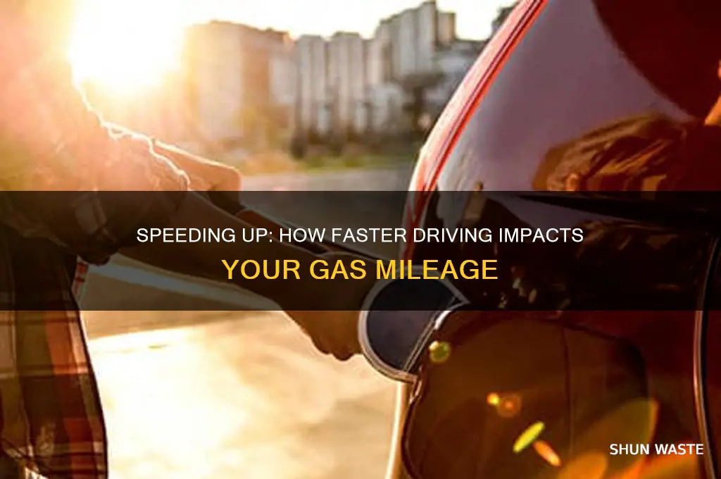 do you waste gas the quicker you go