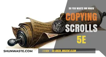 Efficient Scroll Copying in 5e: Avoiding Ink Waste and Saving Resources