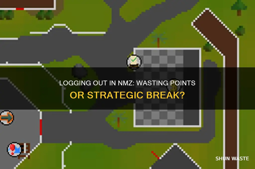 do you waste nmz if you logout