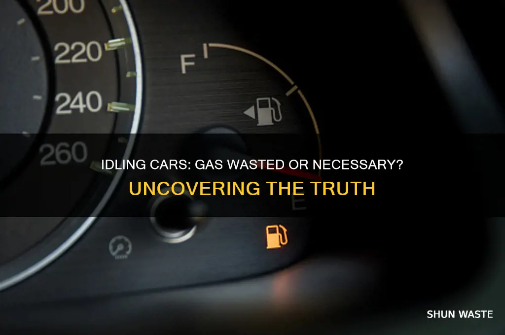 does a car waste gas when idling