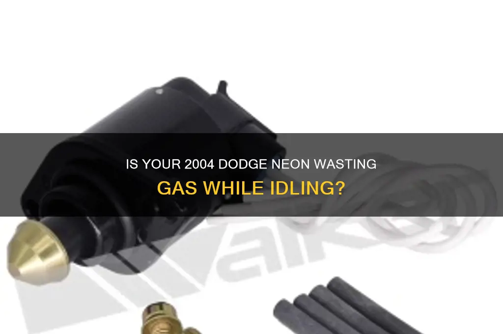 does a dodge neon 2004 waste gas while idling