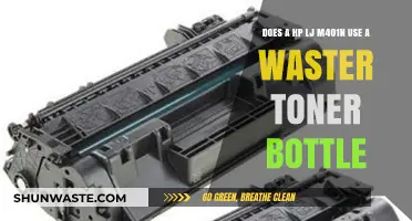 HP LJ M401n: Does It Require a Waste Toner Bottle?