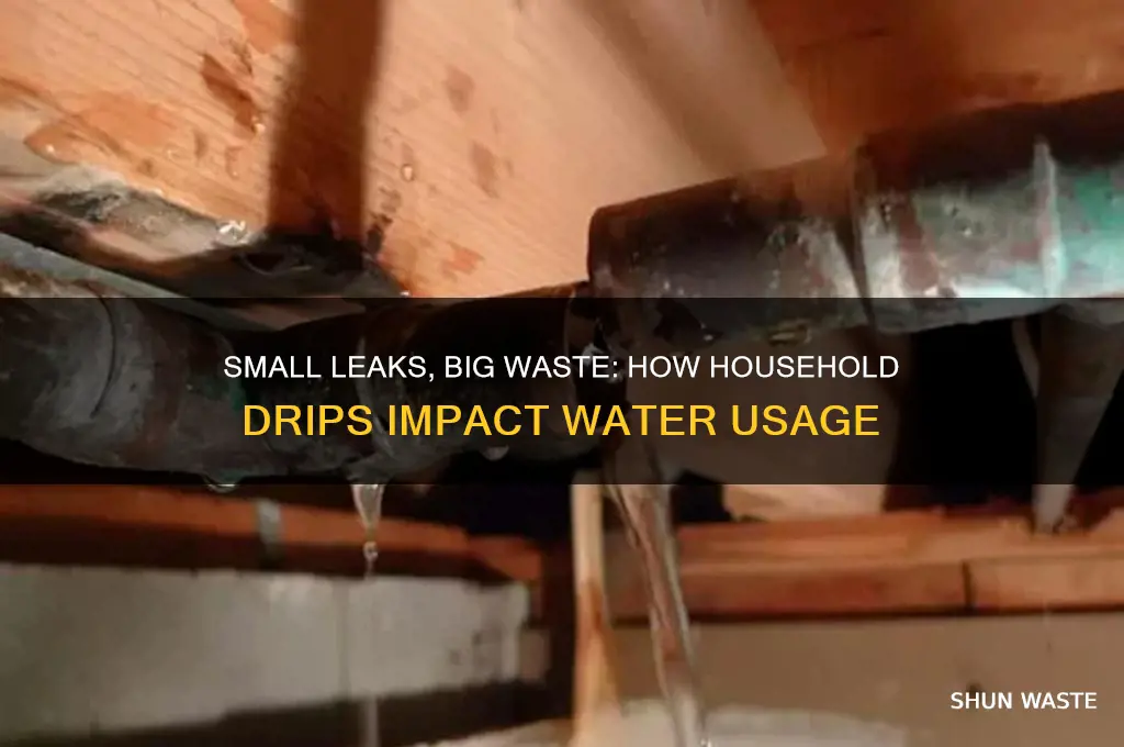 does a little leak in my house waste water