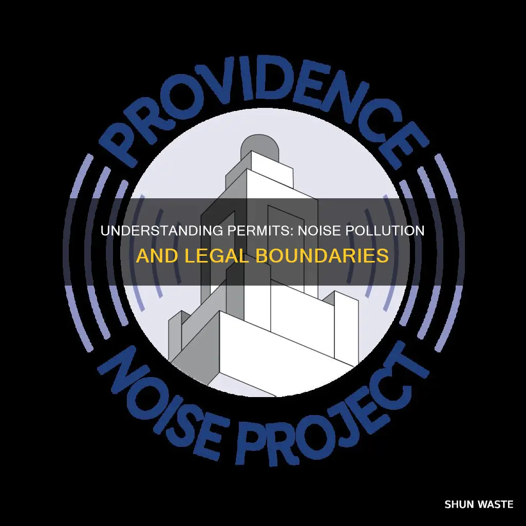 does a permit allow noise pollution
