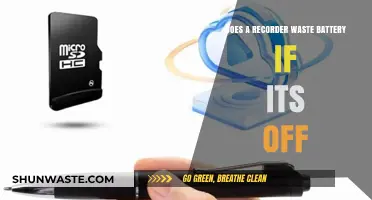 Does a Recorder Drain Battery When Powered Off? Find Out Here
