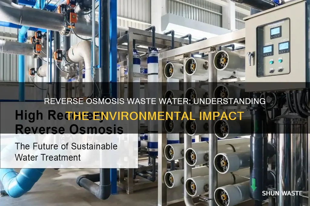 does a reverse osmosis system produce waste water