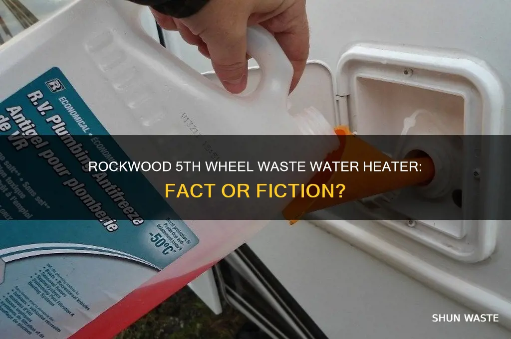 does a rockwood 5th wheel have a waste water heater