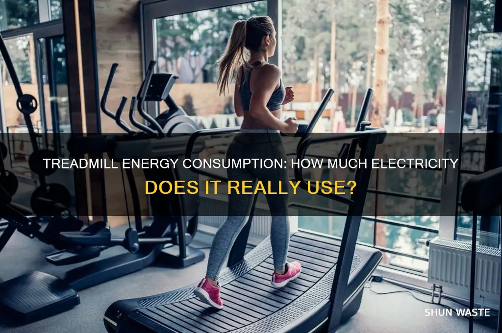 does a treadmill waste a lot of electricity
