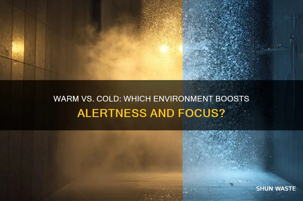 does a warm or cold environment help with staying awake