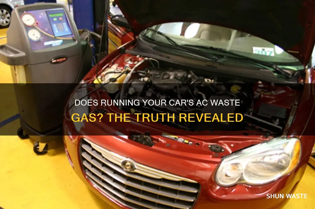 does air conditioner waste gas in a car