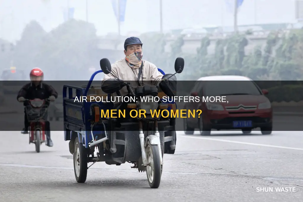 does air pollution affect men or wonen