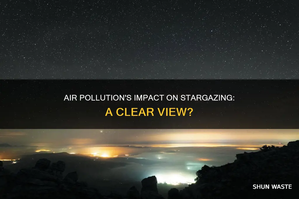 does air pollution affect star visibility