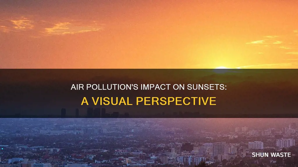 does air pollution affect sunsets