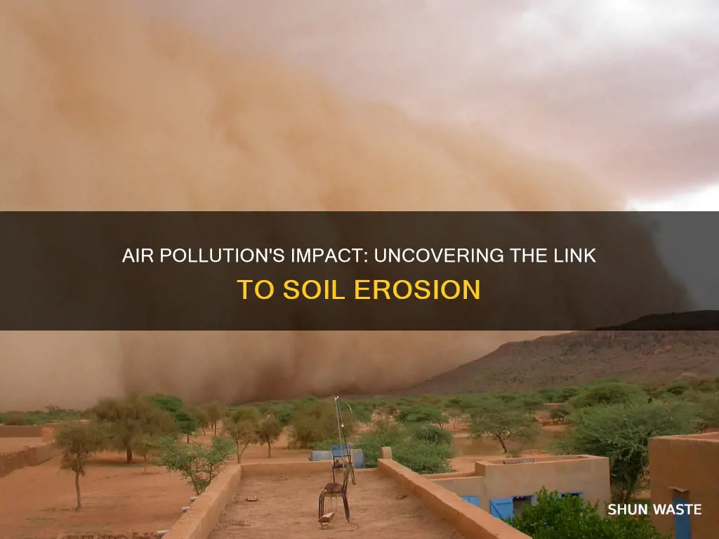 does air pollution cause soil erosion