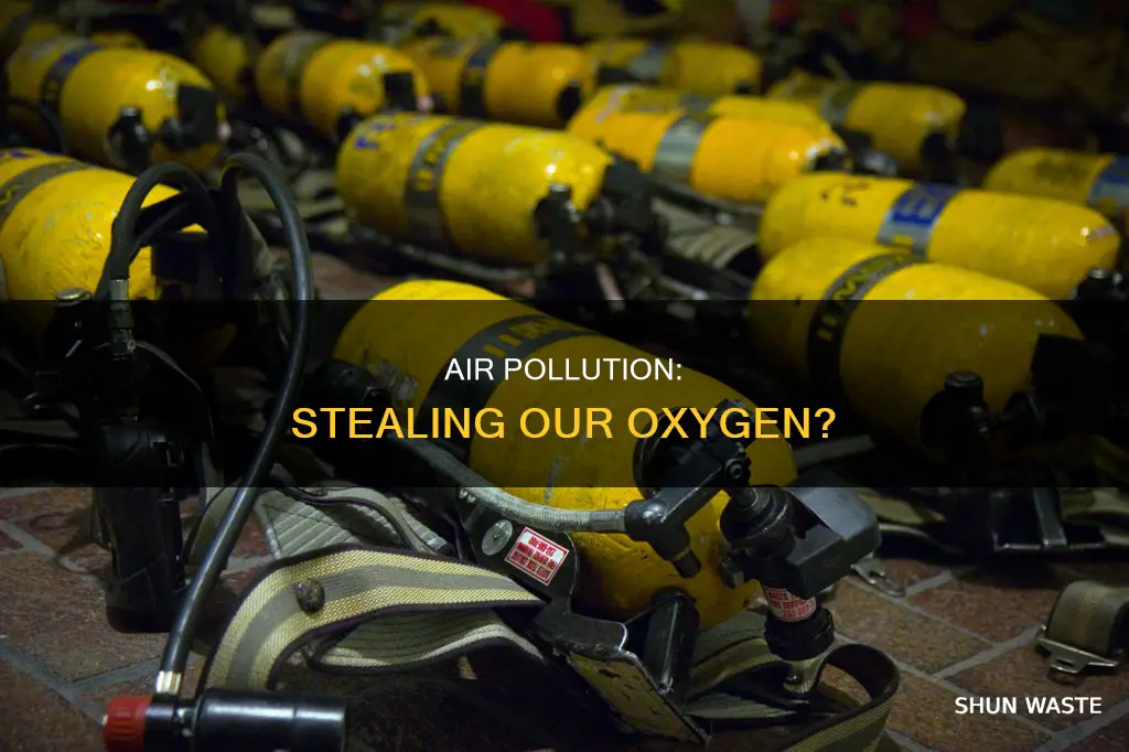 does air pollution reduce oxygen