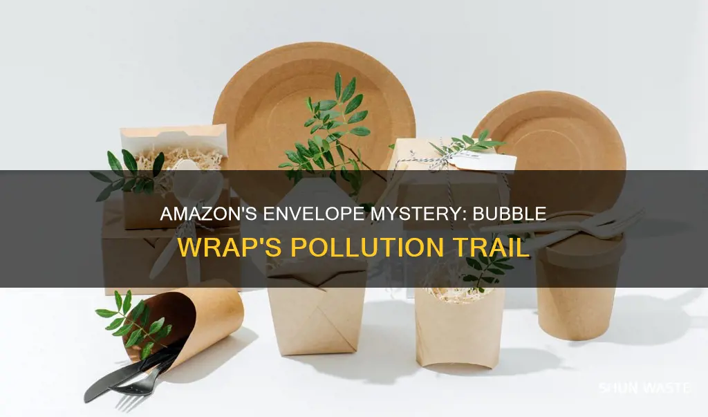 does amazon pollute with envelops with bubble wrap