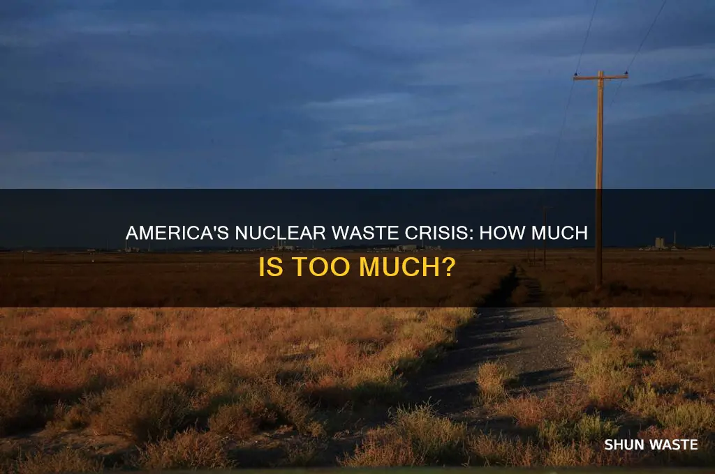does america have a lot of nuclear waste