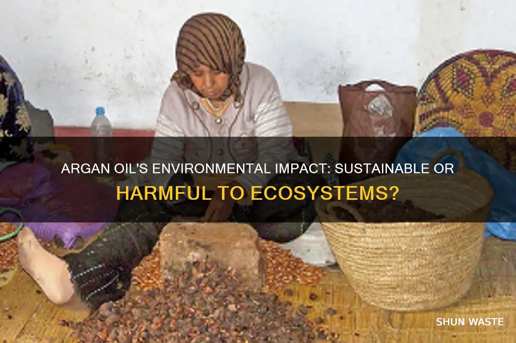 does argan oil have negative impact on the environment