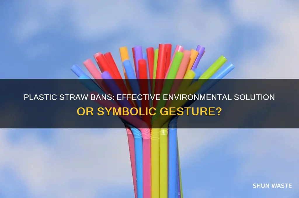 does banning plastic straws help the environment