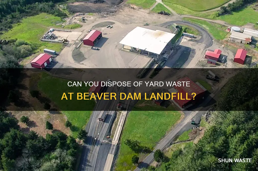 does beaver dam landfill accept yard waste